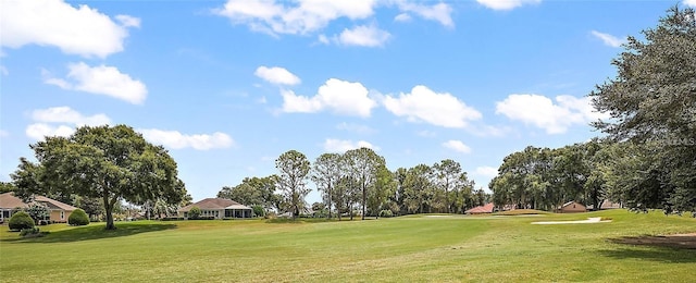 surrounding community featuring a yard