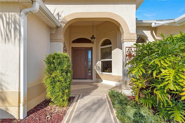 view of entrance to property