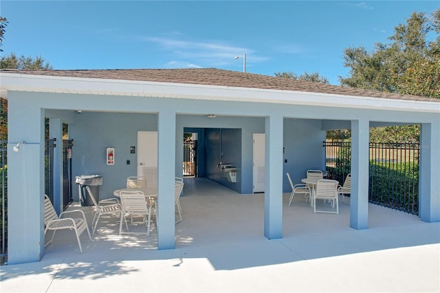 view of patio / terrace with outdoor dining space