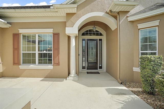 view of entrance to property