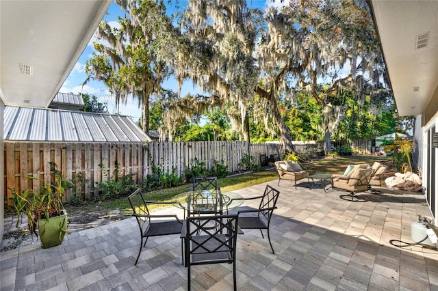 view of patio