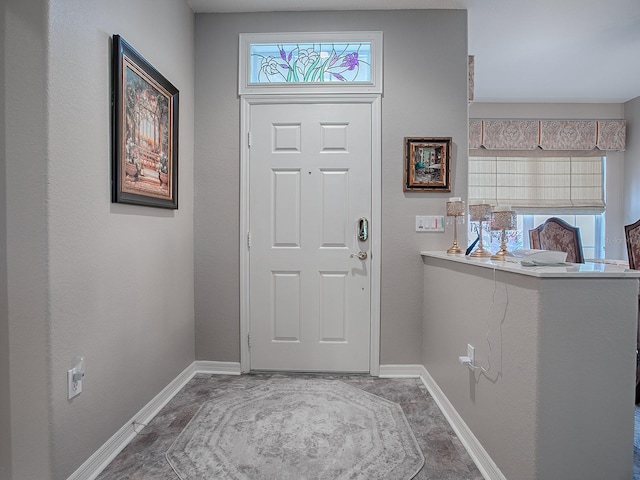 view of entrance foyer