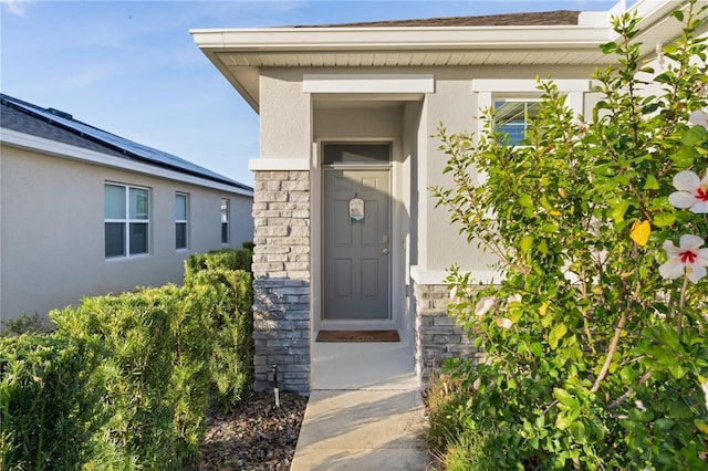 view of entrance to property