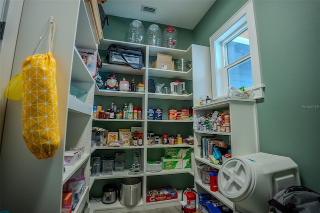 view of pantry