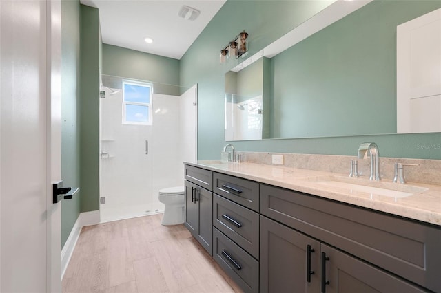 2437 Bay Lake Loop, Groveland, FL 34736 - full bath featuring a stall shower and double vanity