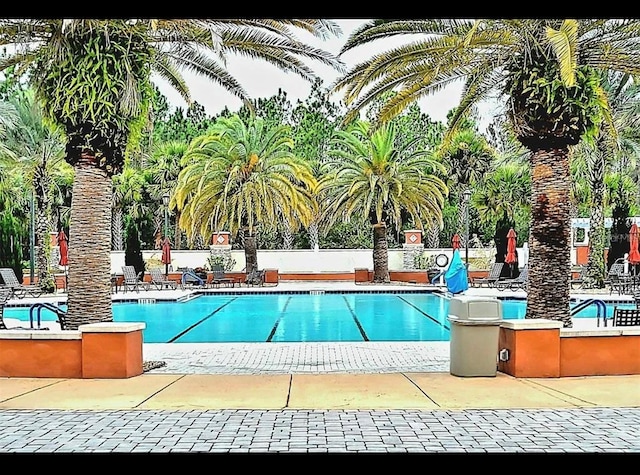 view of pool