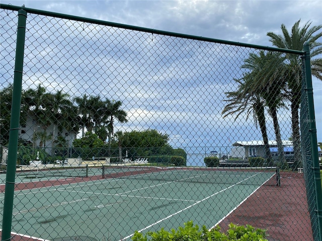 view of sport court