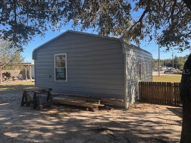 view of side of property