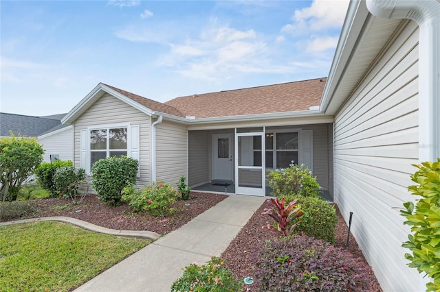 17848 SE 87th Bourne Ave, The Villages, FL 32162 - entrance to property featuring a shingled roof