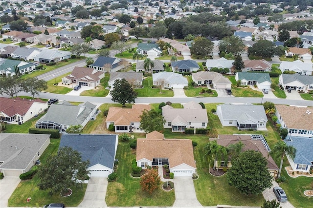 drone / aerial view featuring a residential view