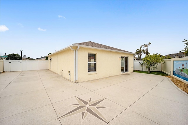 view of home's exterior featuring a patio