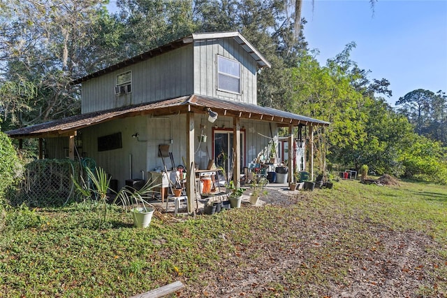 view of rear view of property