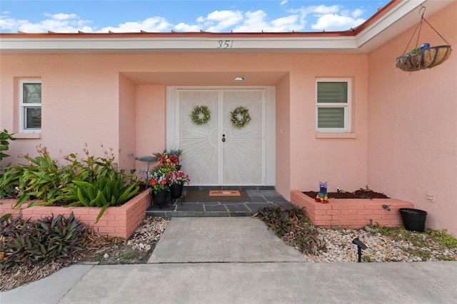 view of entrance to property