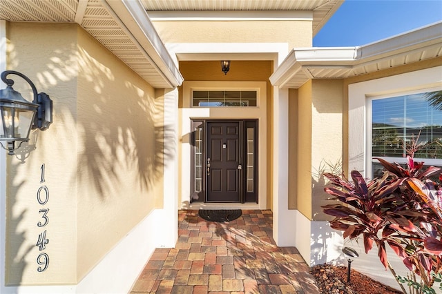 view of entrance to property