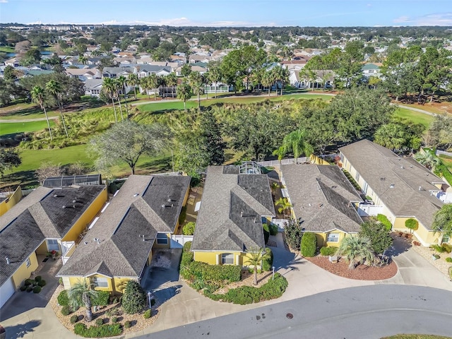 bird's eye view featuring a residential view