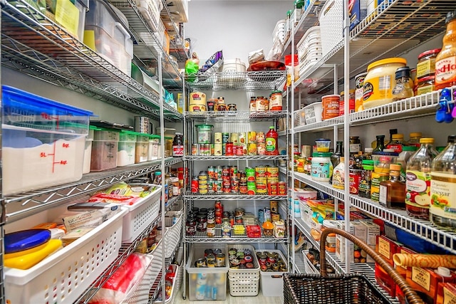 view of pantry