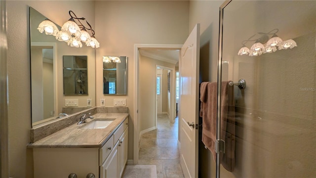 1881 Sassparilla Way, The Villages, FL 32162 - full bath with vanity and an enclosed shower