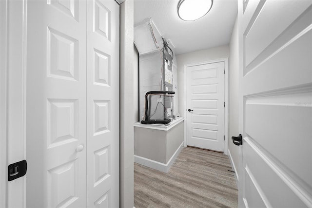 interior space featuring light hardwood / wood-style floors