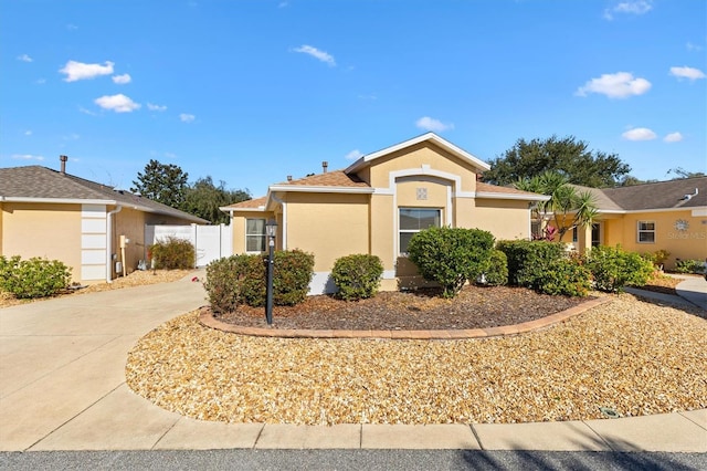 view of ranch-style home