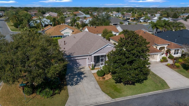 birds eye view of property featuring a residential view