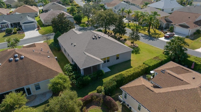 drone / aerial view featuring a residential view