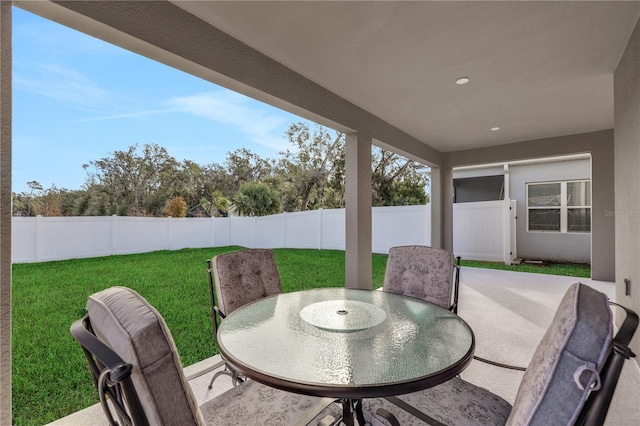 view of patio / terrace