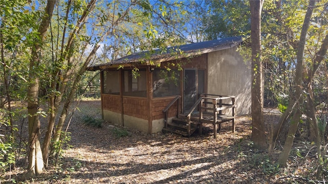 view of outbuilding