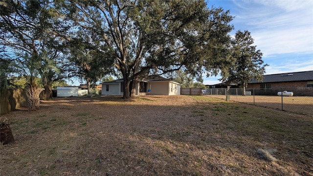 view of yard