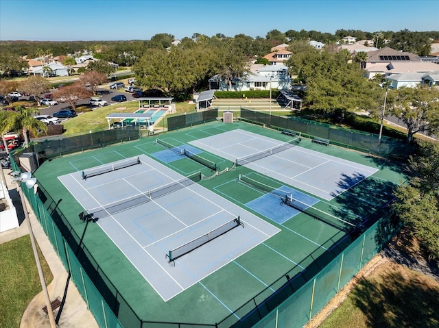 view of sport court