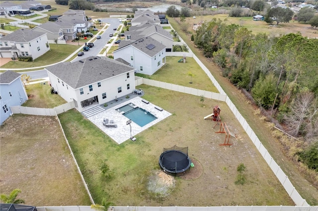 410 Cheeota Ct, Minneola, FL 34715 - aerial view of residential area featuring a pool area