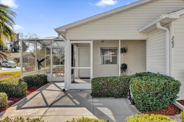 view of entrance to property