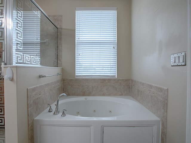 bathroom featuring a bathtub