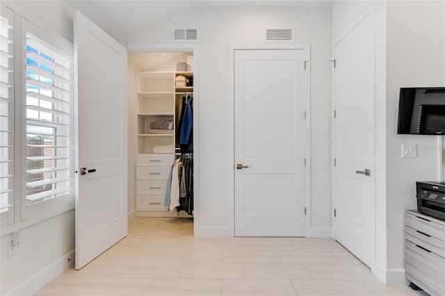 view of closet