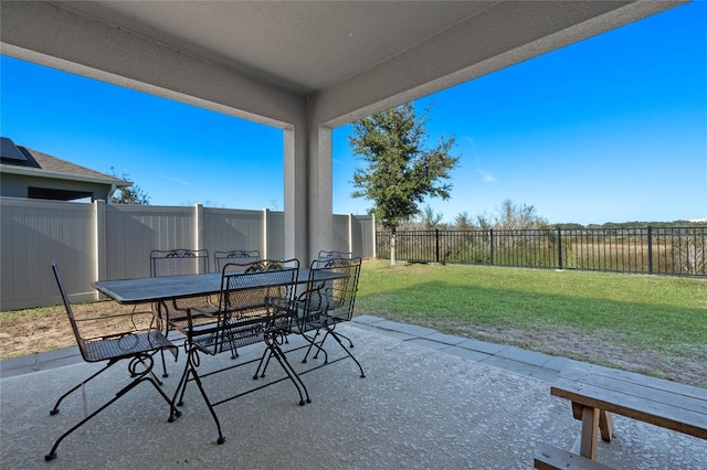 view of patio