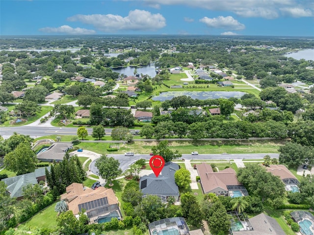 11941 Graces Way, Clermont, FL 34711 - aerial perspective of suburban area featuring a large body of water