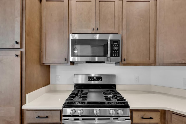 kitchen featuring appliances with stainless steel finishes