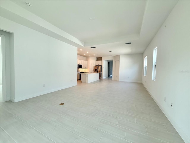 view of unfurnished living room