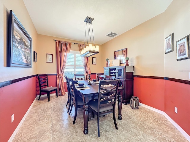 view of dining room