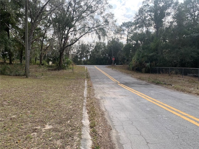 view of road