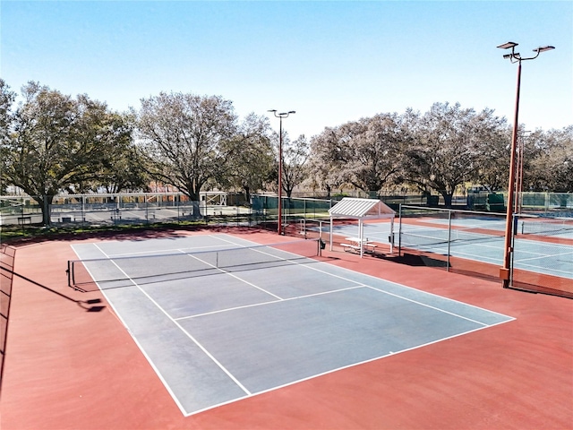 view of sport court featuring basketball court