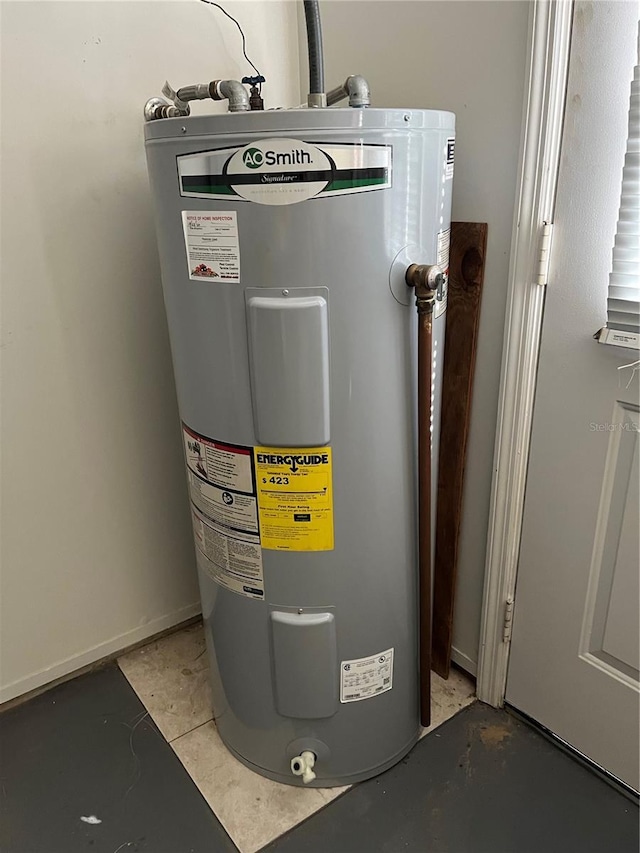 utilities with electric water heater