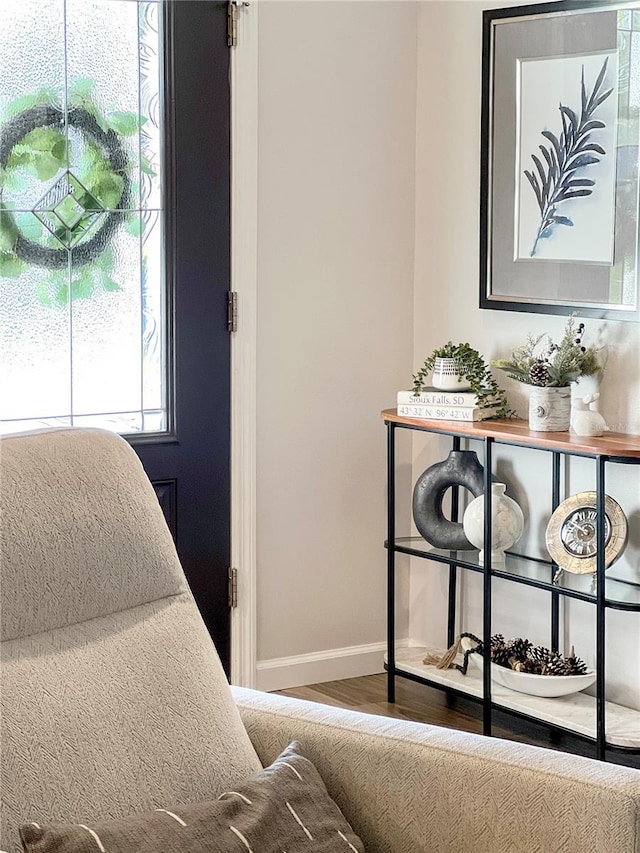 bedroom featuring hardwood / wood-style floors