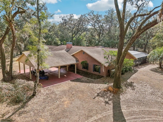 view of front of home