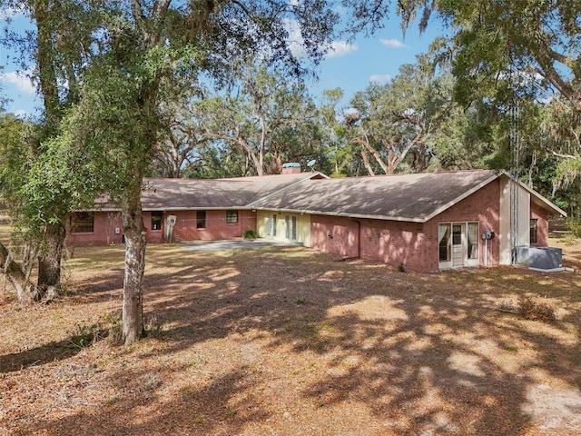 view of back of property