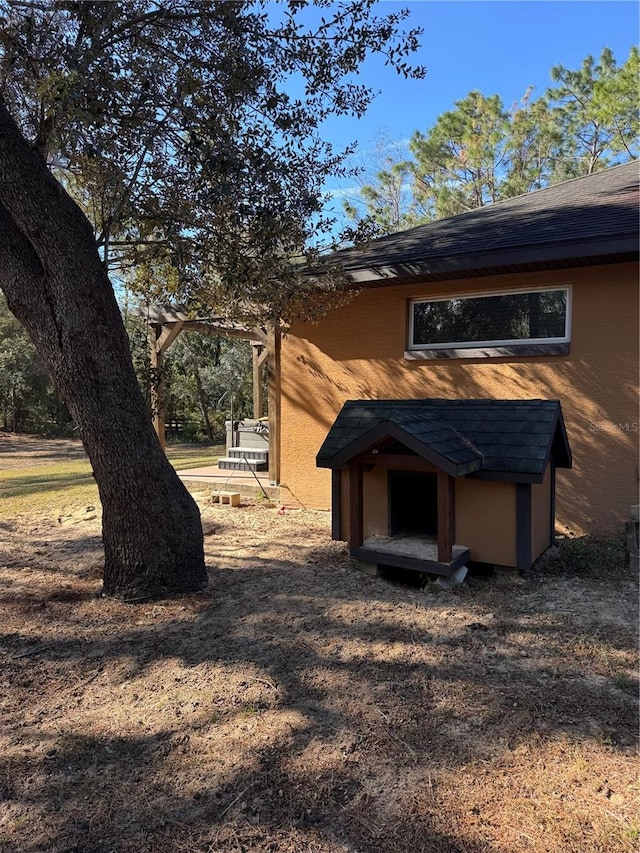 view of side of property