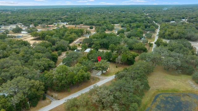 aerial view with a view of trees