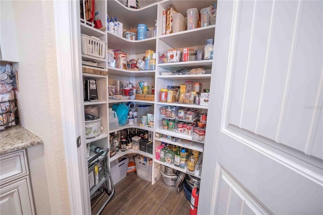 view of pantry