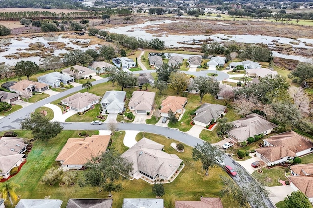 drone / aerial view featuring a residential view