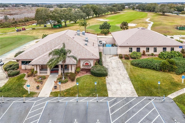 bird's eye view featuring golf course view