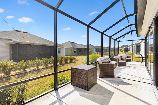 sunroom / solarium featuring a wealth of natural light